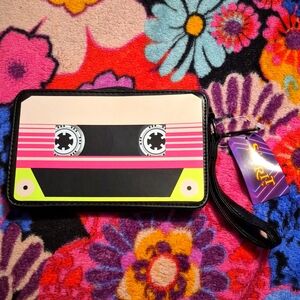 Spirit Halloween Casette Bag Clutch Purse Wallet Cosplay